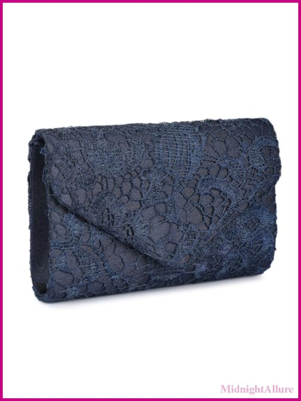 UBORSE Satin Lace Evening Clutch Purse Formal Envelope Bag